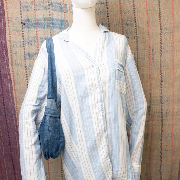 Upcycled carhartt shoulder bag / Y2K Mini Baguette Purse - Picture 3 of 7